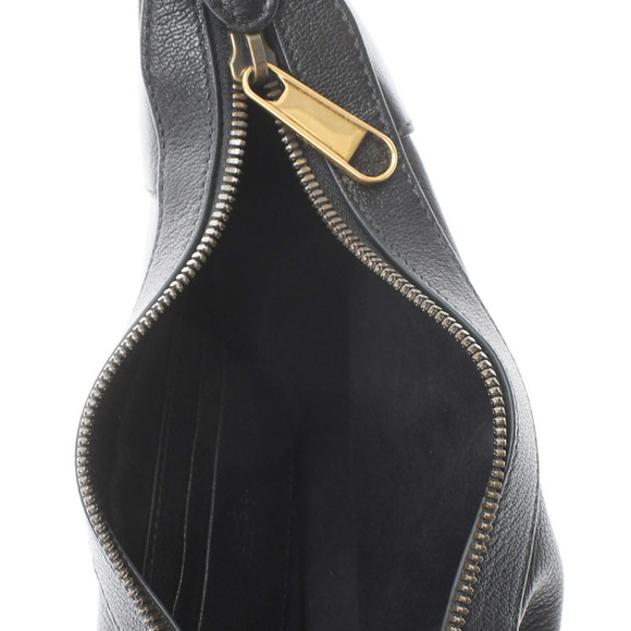 Gucci GG Aphrodite Small Black Gold Hardware Soft Leather Shoulder Bag - Picture 10 of 10